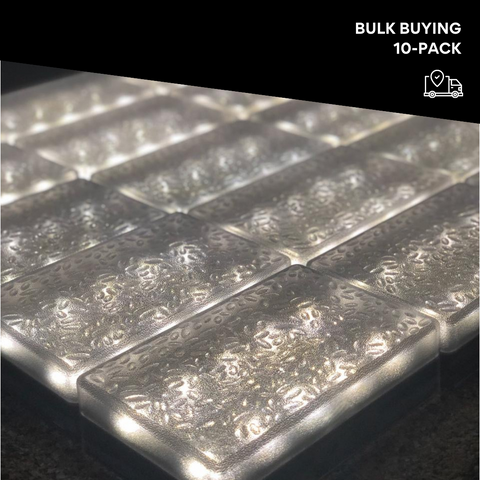 10-pack | 6x9 Solar Brick Light | FREE SHIPPING