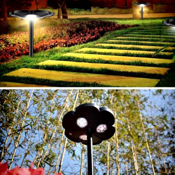 Lucky Flower Solar Garden/Wall Lights | FREE SHIPPING
