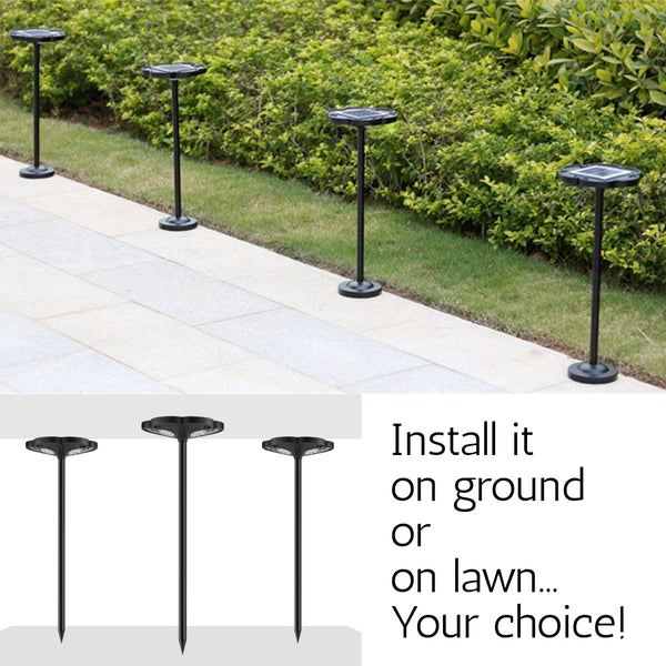 Lucky Flower Solar Garden/Wall Lights | FREE SHIPPING