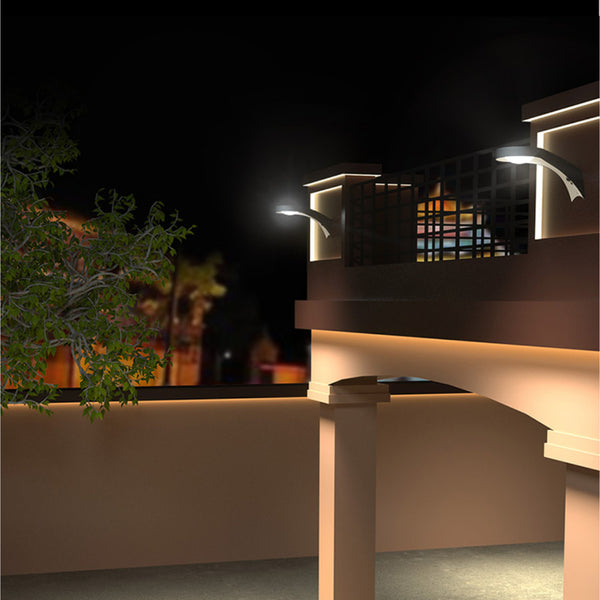 Tucano 600 Lumens Solar Power Motion Sensor Wall Light | FREE SHIPPING